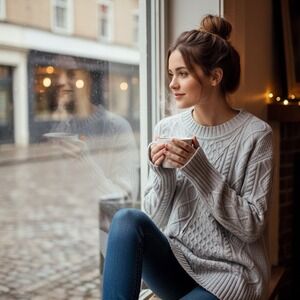 J Crew Sweater Women Sz XXS‎ Gray Wool Blend Fisherman Cable Knit Preppy Outdoor